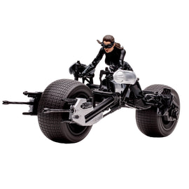 DC Multiverse Dark Knight Rises Catwoman & Batpod Gold Label - 0