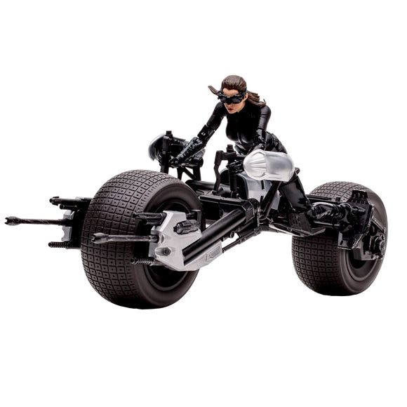 DC Multiverse Dark Knight Rises Catwoman & Batpod Gold Label