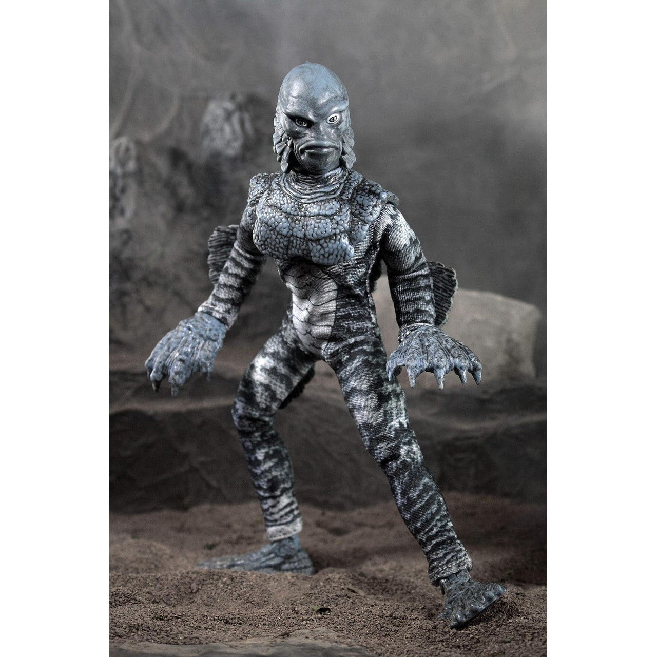 Creature from the Black Lagoon Black and White version 8" Action Figure - Mego