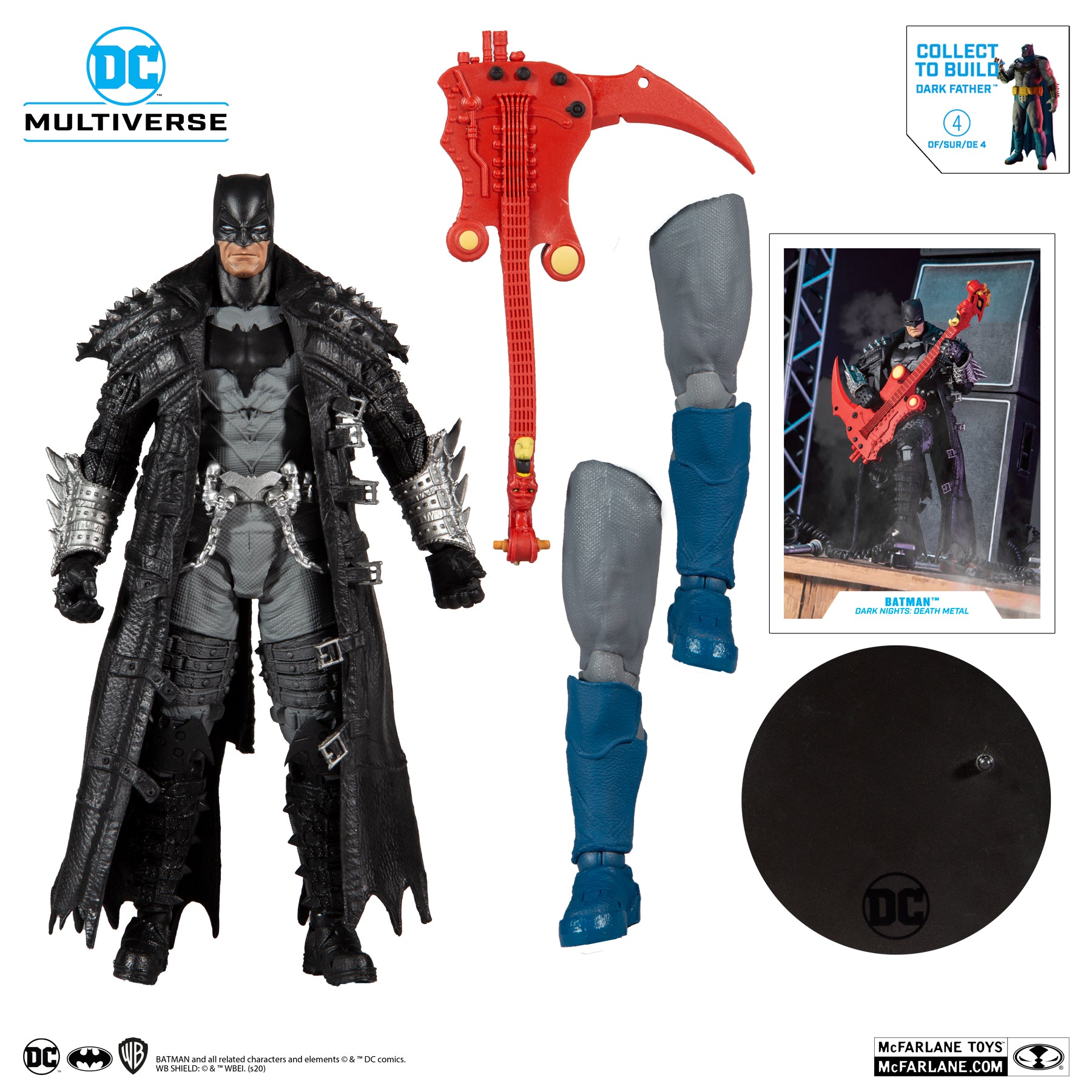 DC Multiverse Death Metal Batman Build-a Darkfather - McFarlane Toys - 0