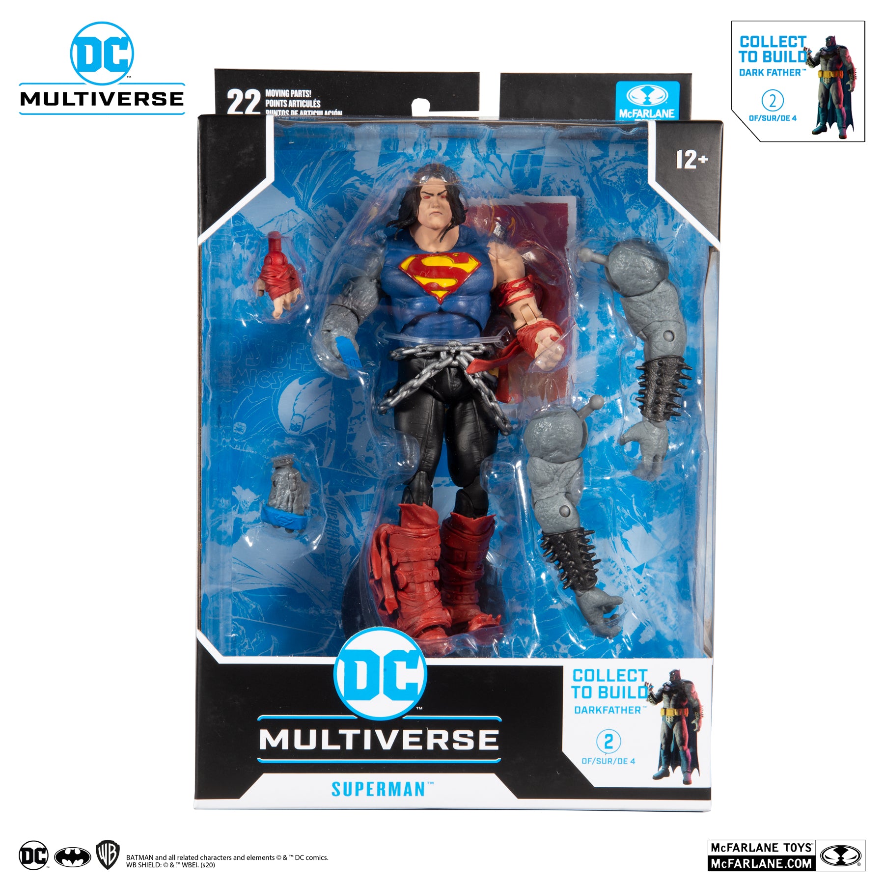 DC Multiverse Death Metal Superman Build-a Darkfather - McFarlane Toys