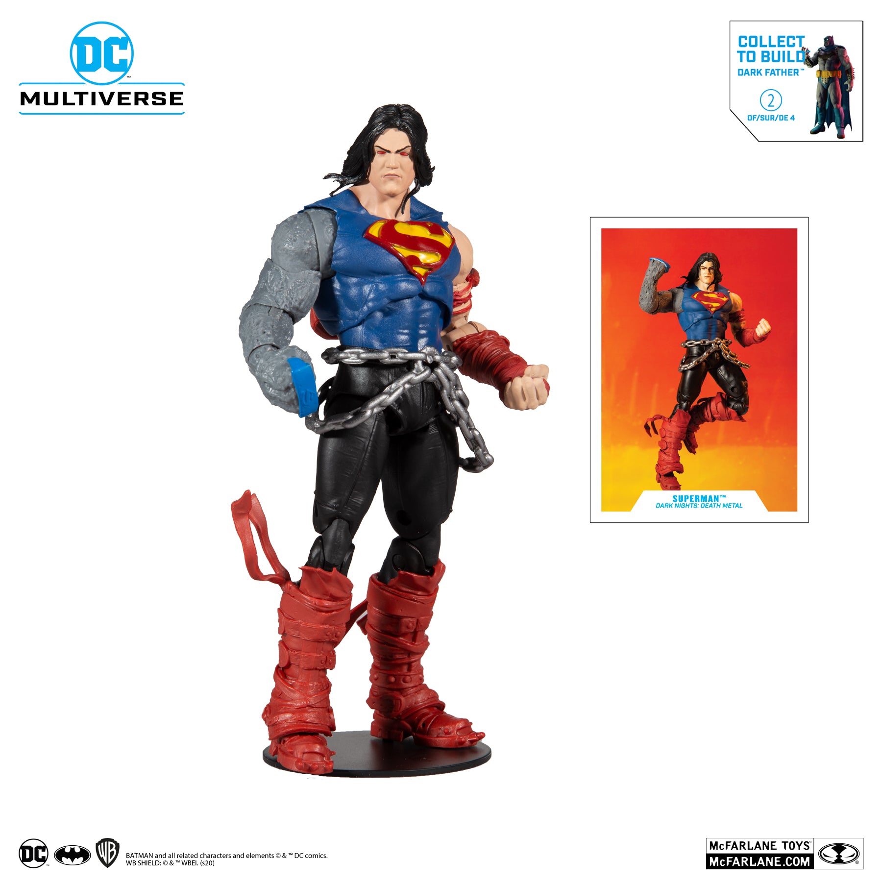 DC Multiverse Death Metal Superman Build-a Darkfather - McFarlane Toys