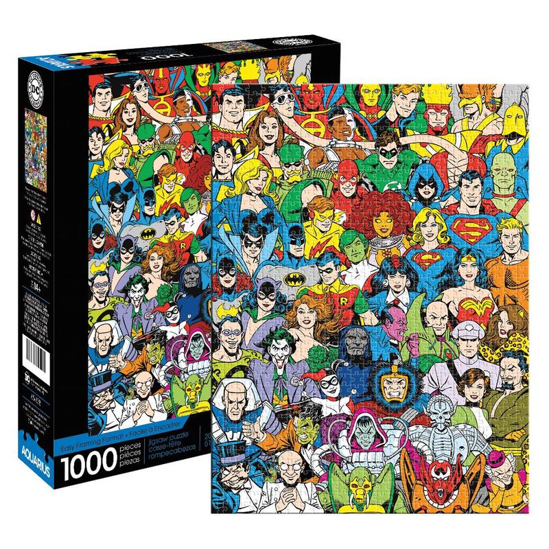 DC Comics Retro Cast Jigsaw Puzzle 1000 pieces