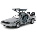 Back to the Future Delorean Time Machine 1:24 Hollywood Rides - Jada Toys-5