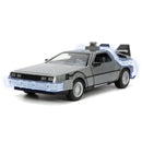Back to the Future Delorean Time Machine 1:24 Hollywood Rides - Jada Toys-2