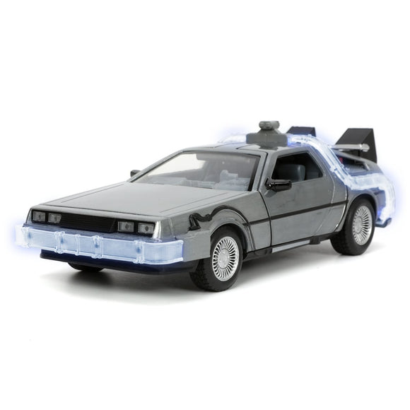 Back to the Future Delorean Time Machine 1:24 Hollywood Rides - Jada Toys