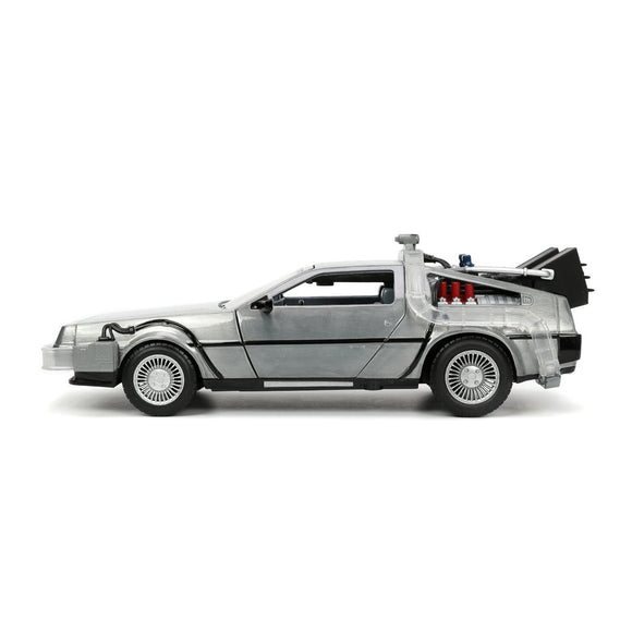 Back to the Future Delorean Time Machine 1:24 Hollywood Rides - Jada Toys