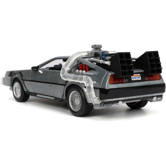 Back to the Future Delorean Time Machine 1:24 Hollywood Rides - Jada Toys