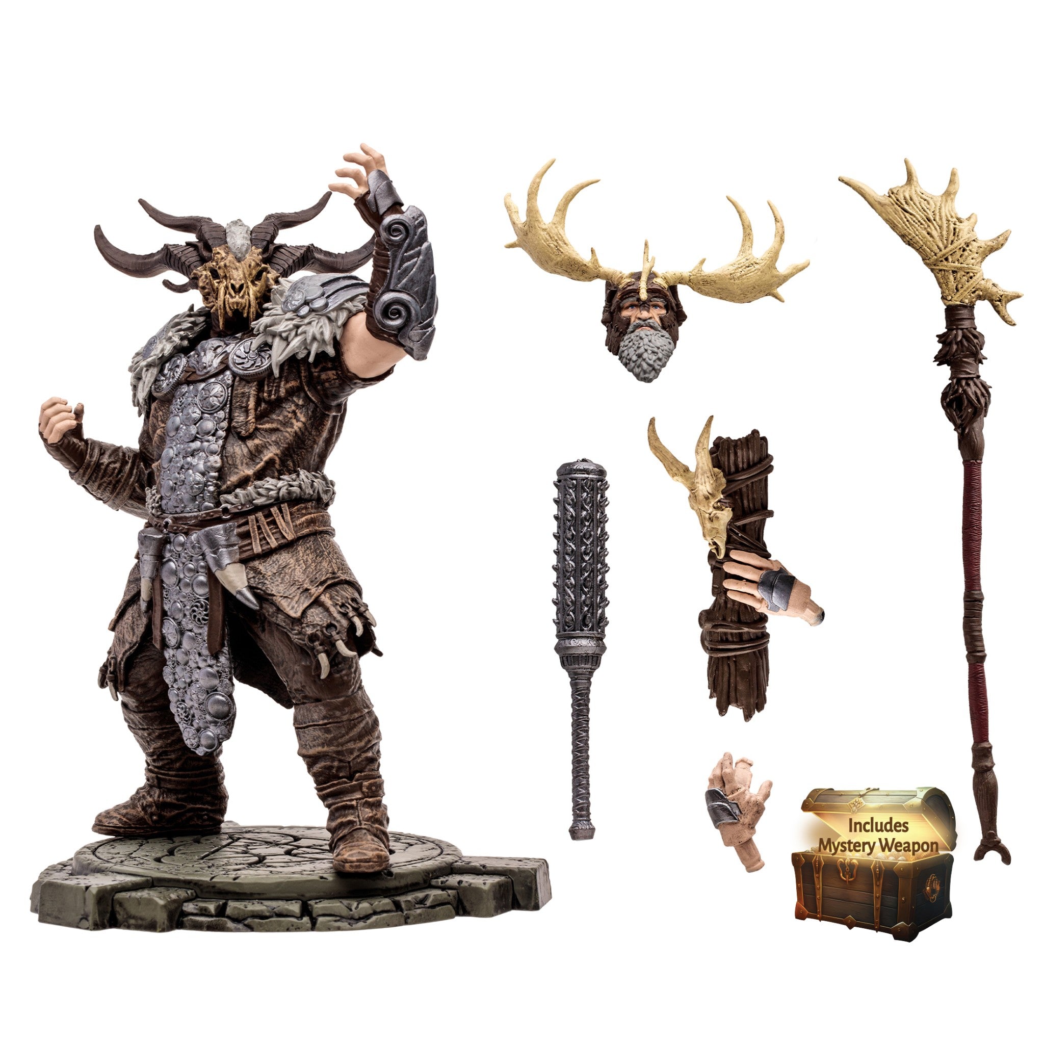 Diablo IV Landslide Druid 7" Common Figure - McFarlane Toys