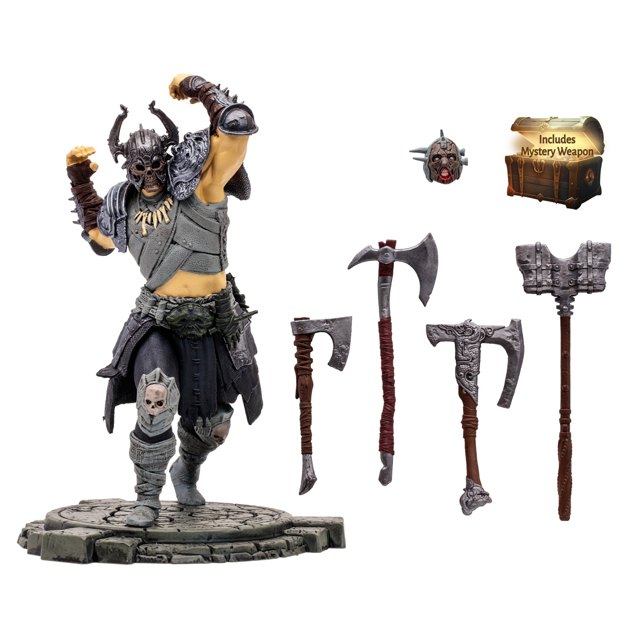 Diablo IV Whirlwind Barbarian 7" Epic Figure - McFarlane Toys-3