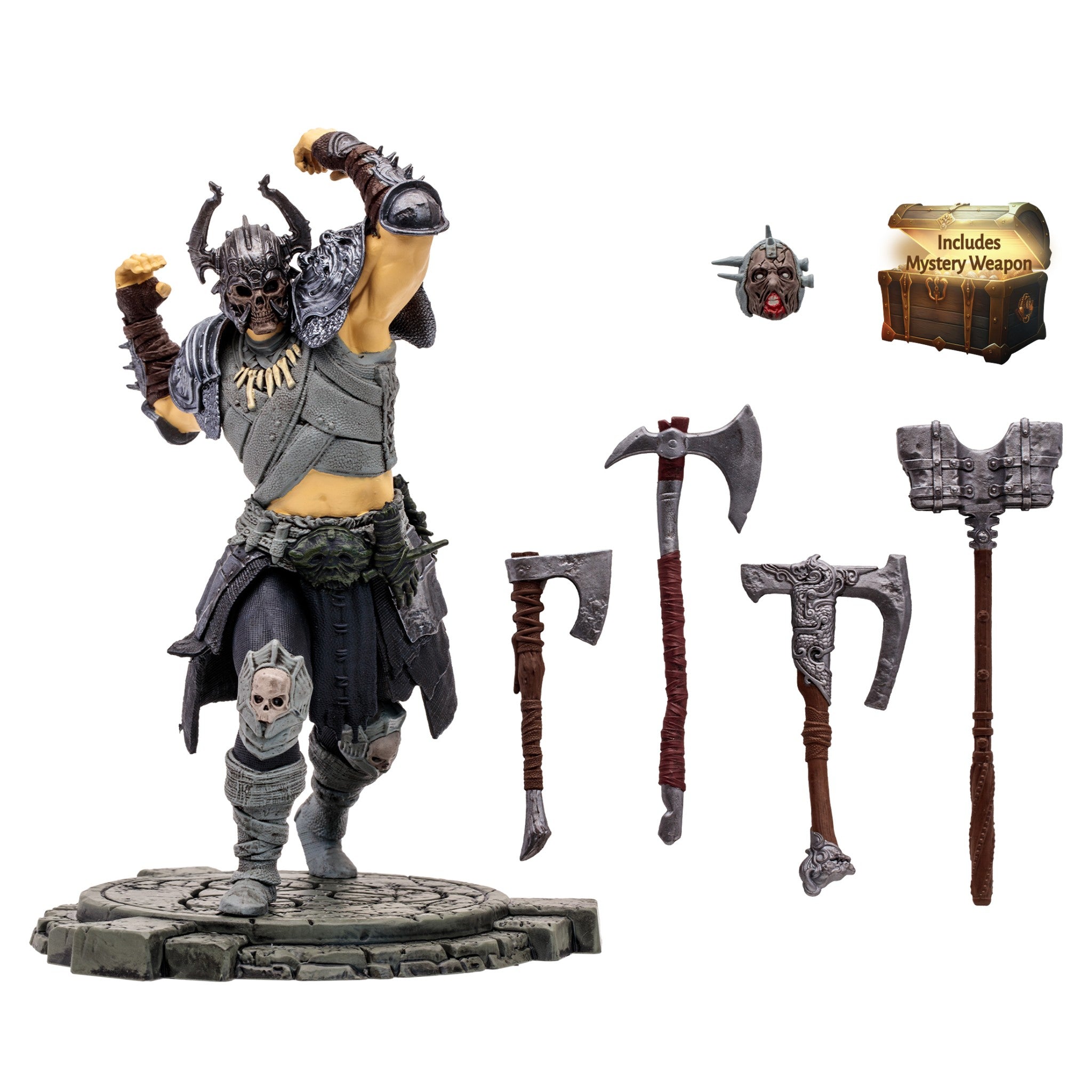 Diablo IV Whirlwind Barbarian 7" Epic Figure - McFarlane Toys