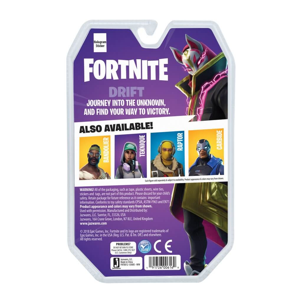 Fortnite Drift 4" Solo Mode Figure Pack - 0