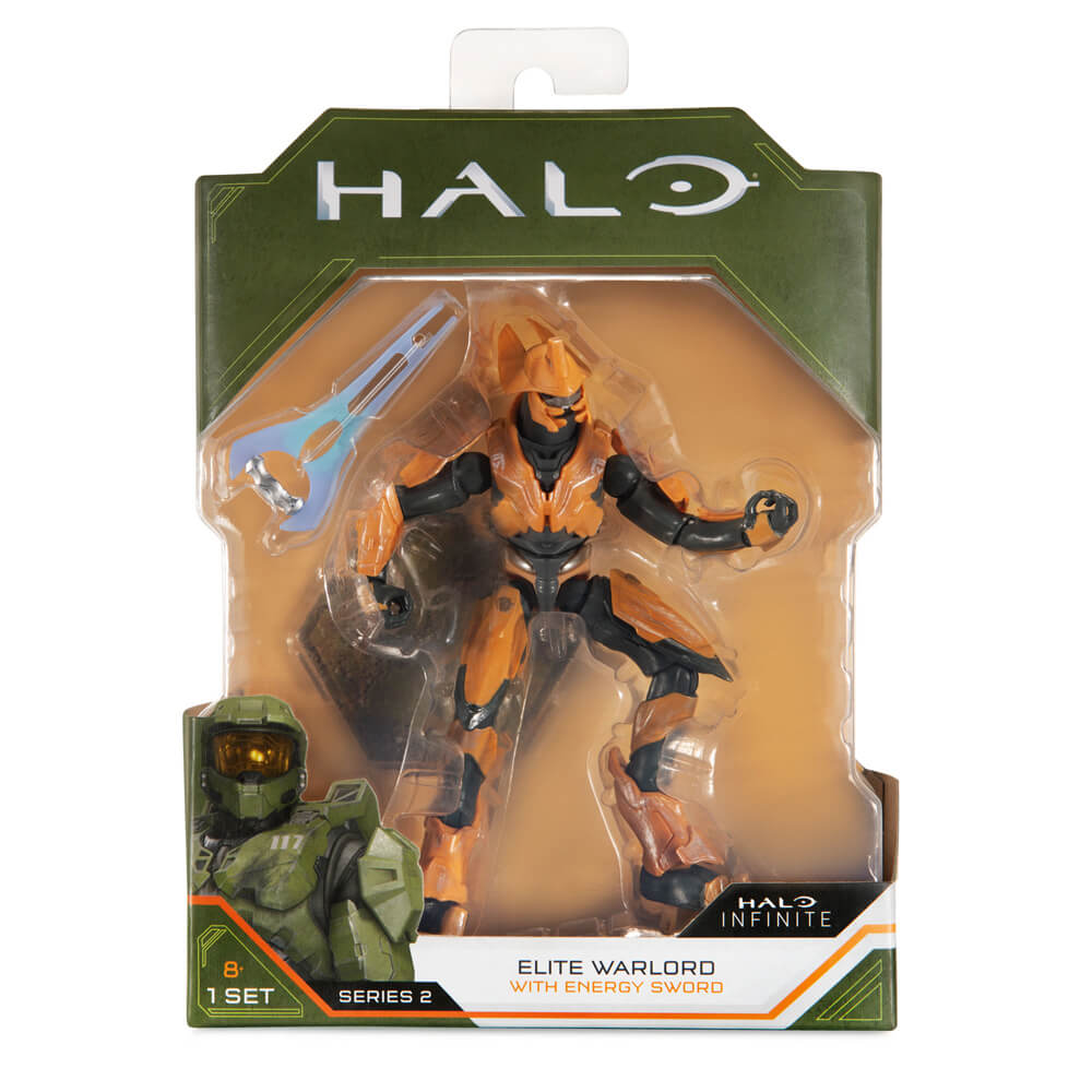 Halo Infinite Elite Warlord with Energy Sword 4" Core Action Figure - Series 2