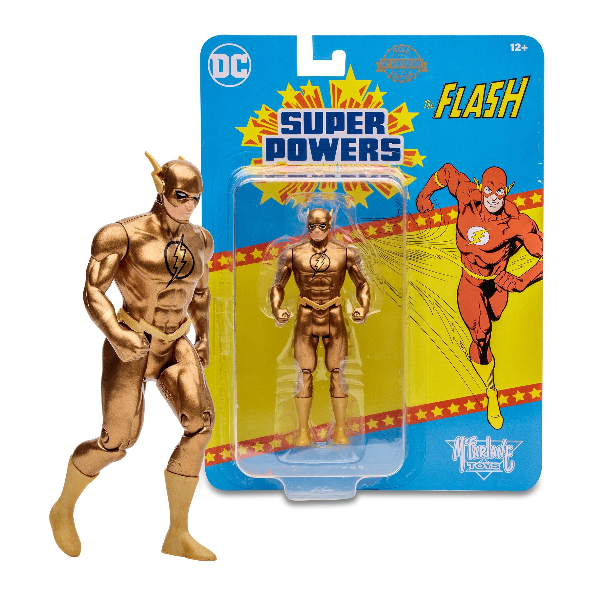 DC Direct Super Powers 2024 The Flash Gold Edition - McFarlane Toys