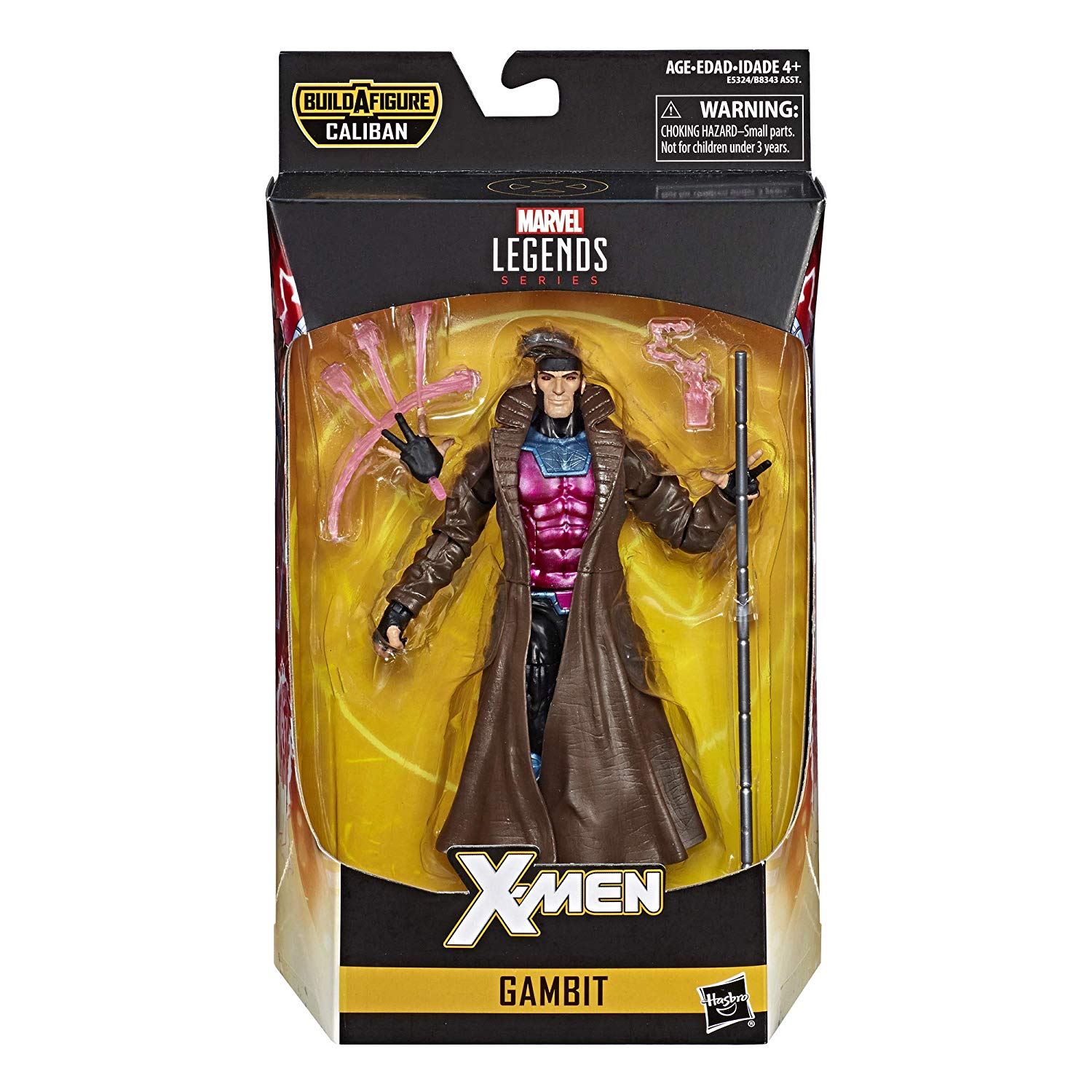 Marvel Legends X-Men 6" Gambit Caliban BuildAFigure-1