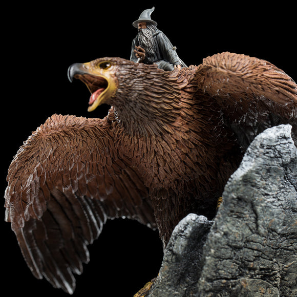 Lord of the Rings Gandalf on Gwaihir mini statute - WETA Workshop