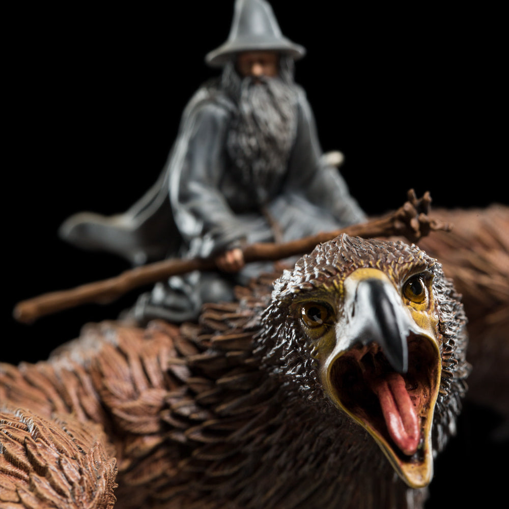 Lord of the Rings Gandalf on Gwaihir mini statute - WETA Workshop