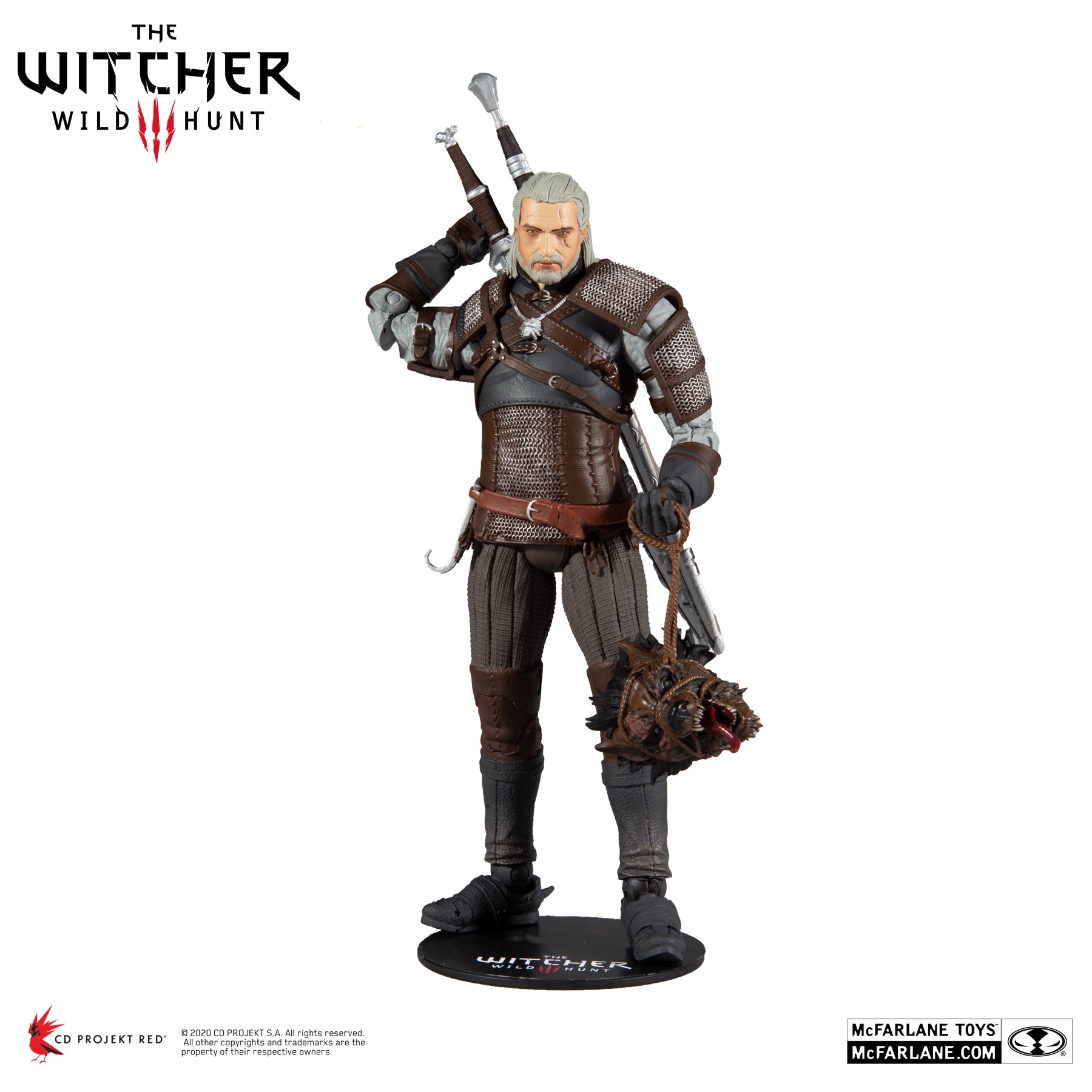 Witcher 3 Wild Hunt Geralt of Rivia 7" Figure - McFarlane Toys
