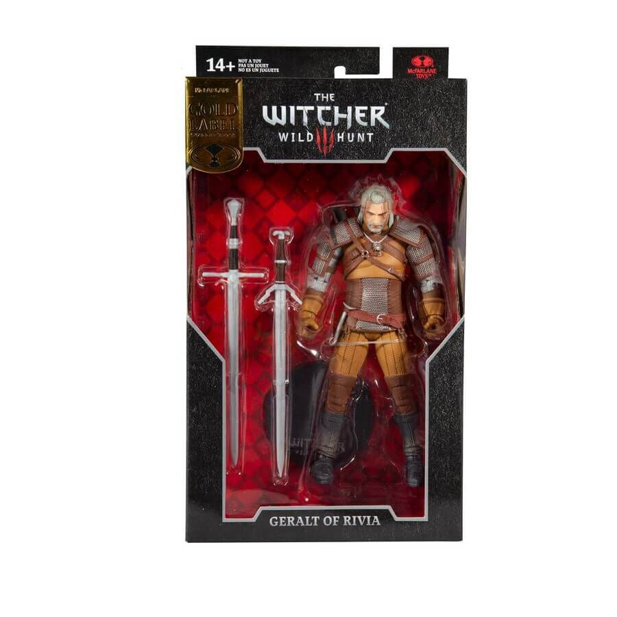 Witcher 3 Wild Hunt Gold Label Geralt of Rivia 7" Figure - McFarlane Toys