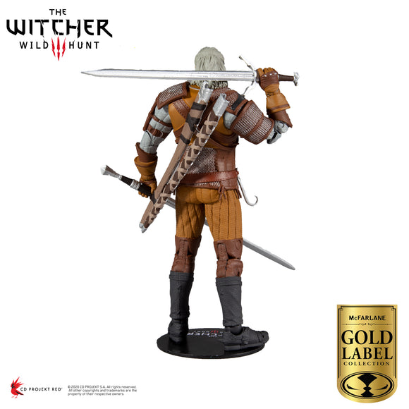 Witcher 3 Wild Hunt Gold Label Geralt of Rivia 7" Figure - McFarlane Toys