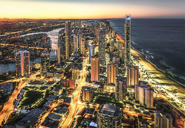 Funbox Gold Coast Skyline Jigsaw Puzzle 1000 pieces