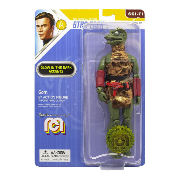 Star Trek Original Series Gorn Glow in the Dark Accents 8" Action Figure - Mego