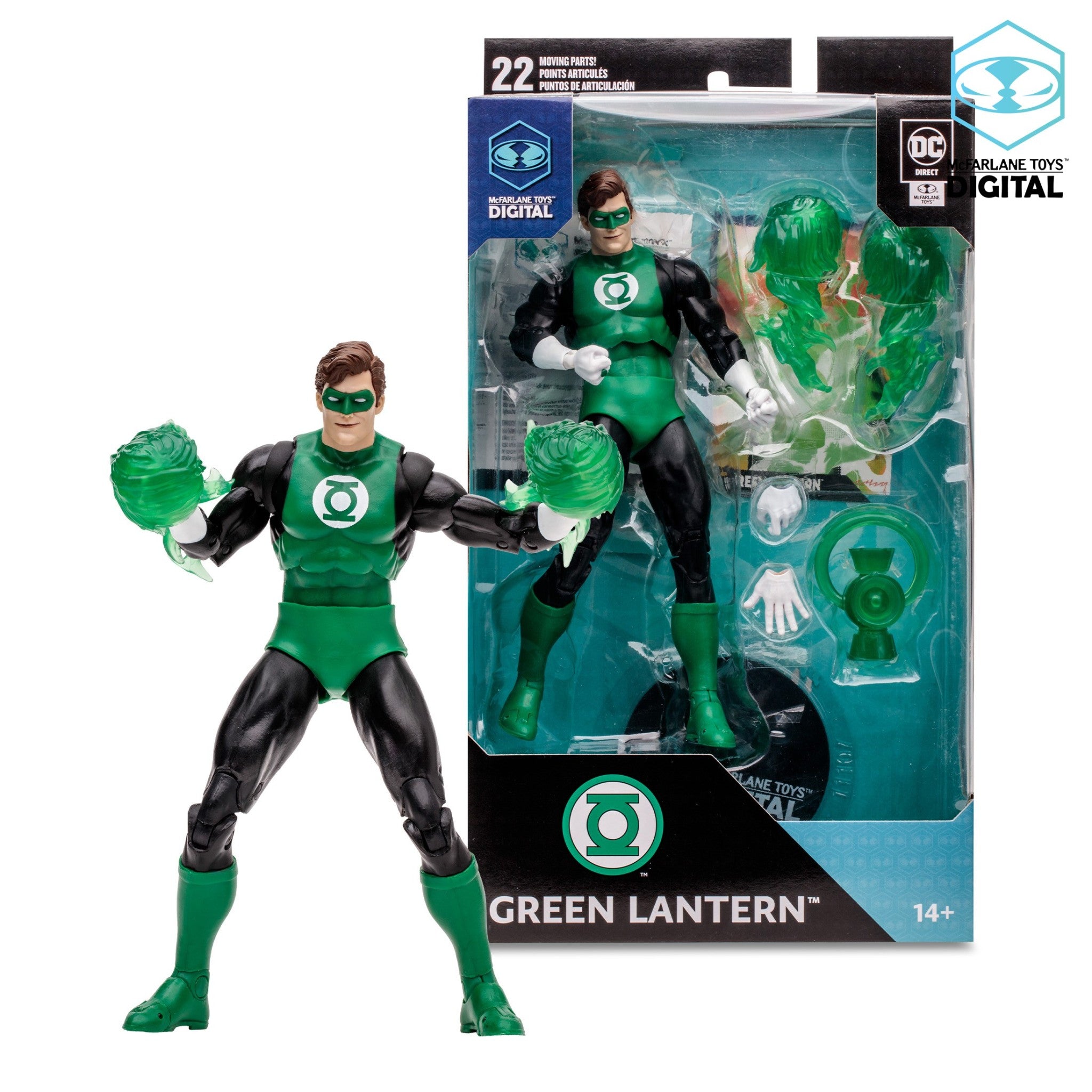 DC Multiverse Green Lantern Hal Jordan SILVER AGE - McFarlane DC Direct Digital