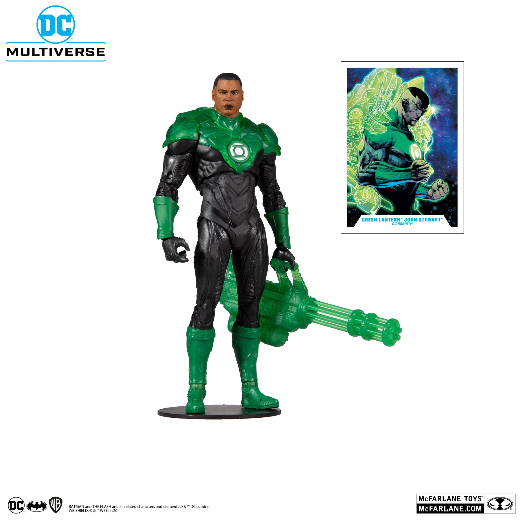 DC Multiverse Modern Comic Green Lantern John Stewart - McFarlane Toys