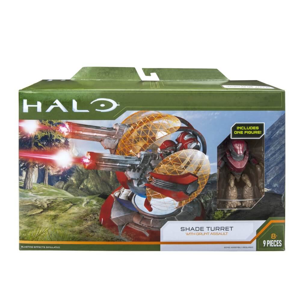 Halo Shade Turret Vehicle with 4" Grunt Assault Action Figure