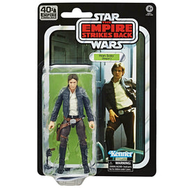 Star Wars 40th Anniversary Empire Strikes Back Black 6" Series Han Solo Bespin
