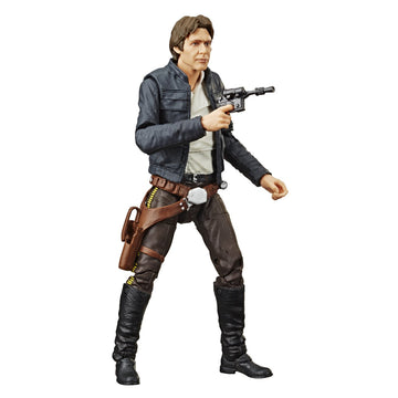 Star Wars 40th Anniversary Empire Strikes Back Black 6" Series Han Solo Bespin - 0