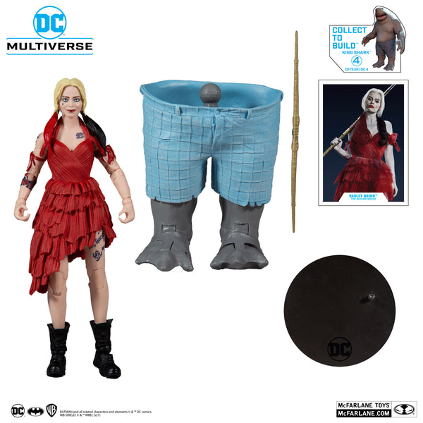 DC Multiverse Suicide Squad Harley Quinn BAF King Shark - McFarlane Toys