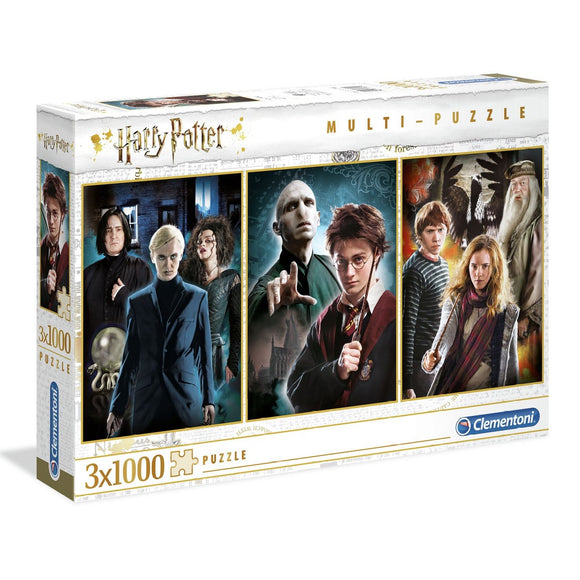 Clementoni Harry Potter 3 Pack Jigsaw Multi Puzzle 3 x 1000 pieces