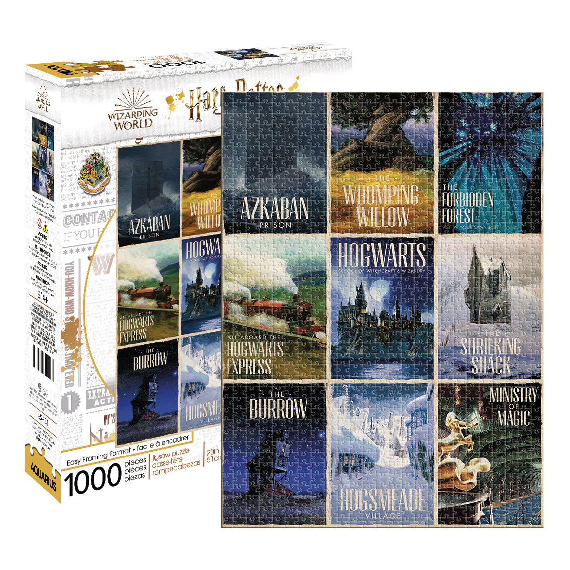 Harry Potter Travel Posters Jigsaw Puzzle 1000 pieces