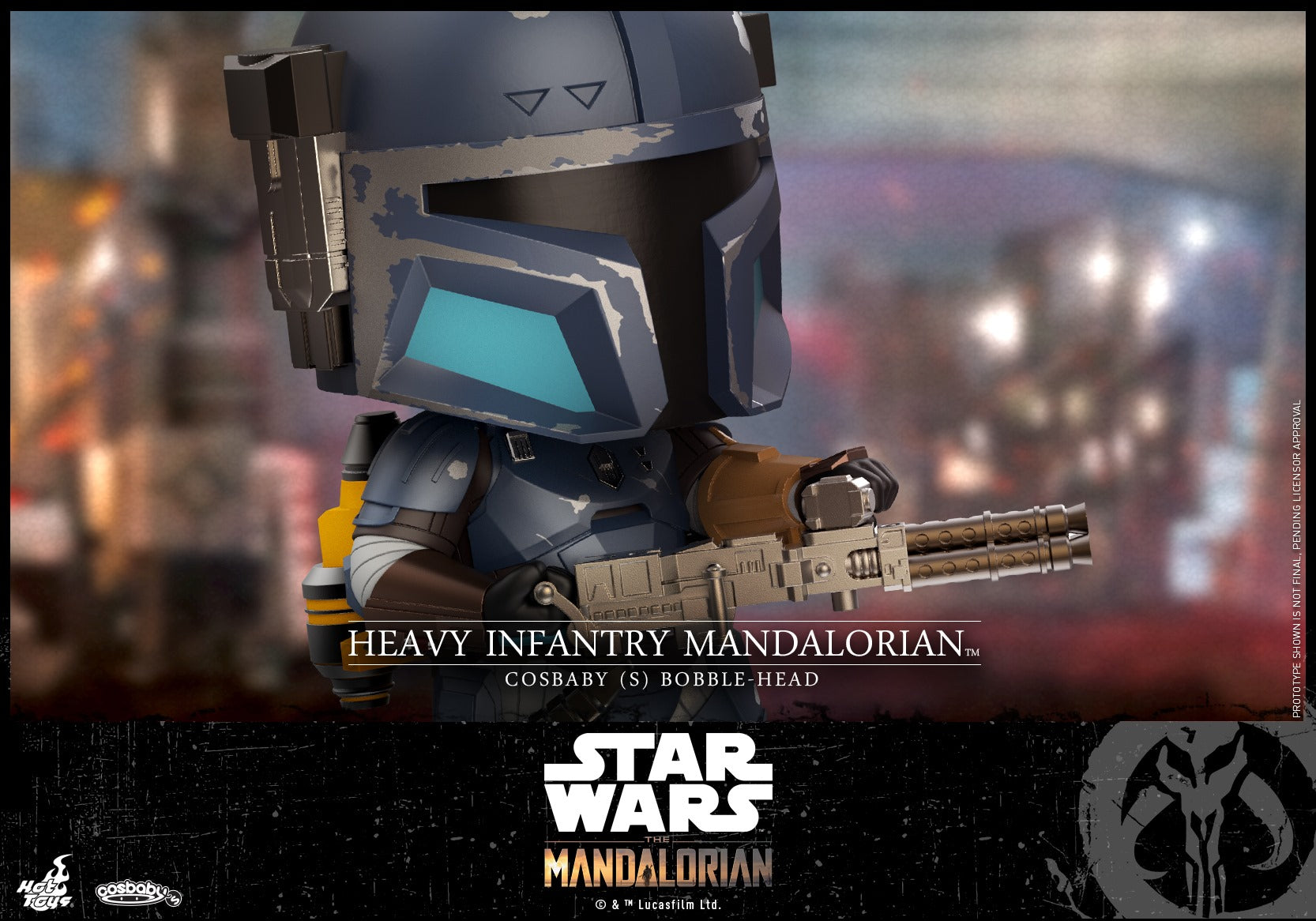 Star Wars The Mandalorian Cosbaby - Heavy Infantry Mandalorian - 0