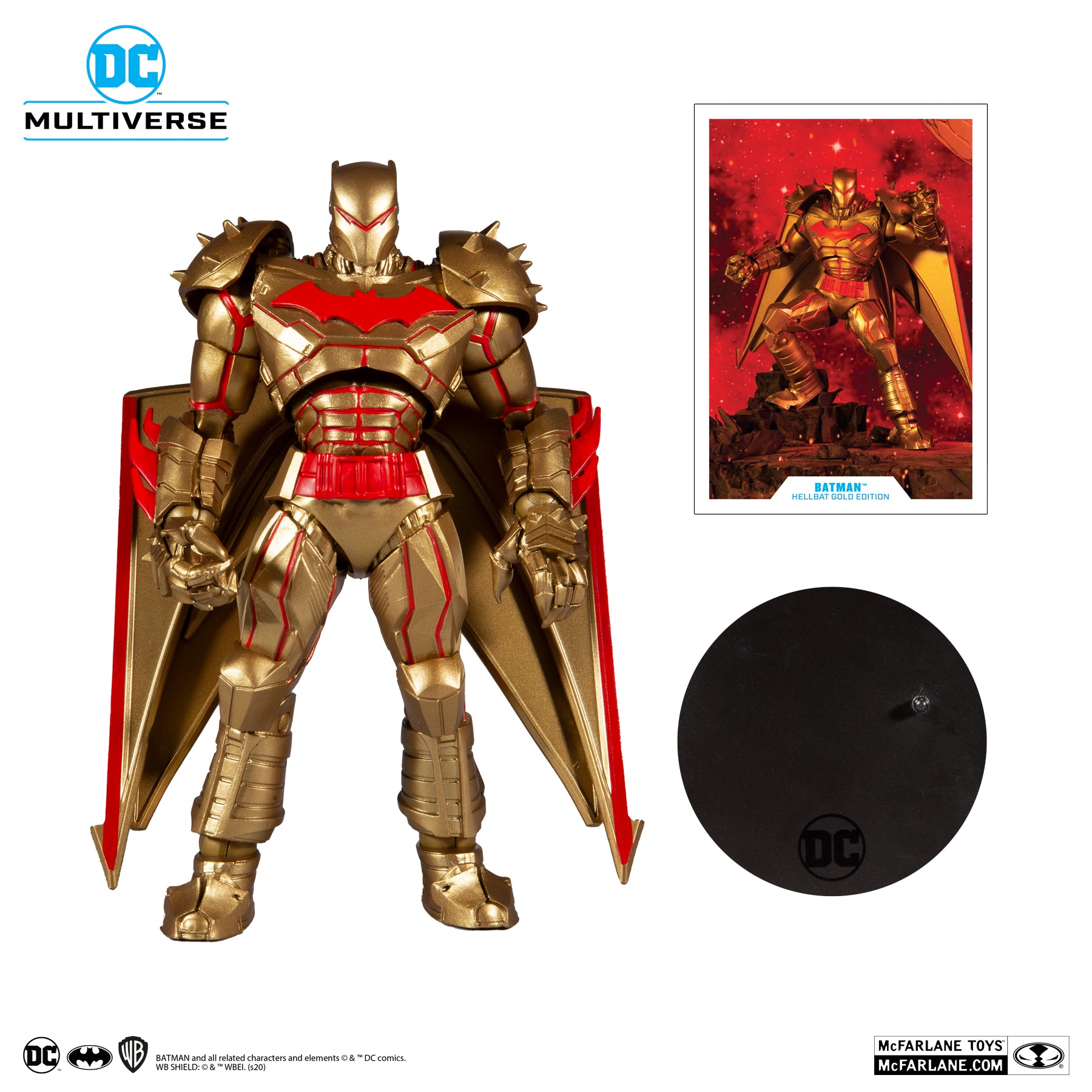 DC Multiverse Batman Hellbat Suit Lunar New Year Gold Edition - McFarlane Toys