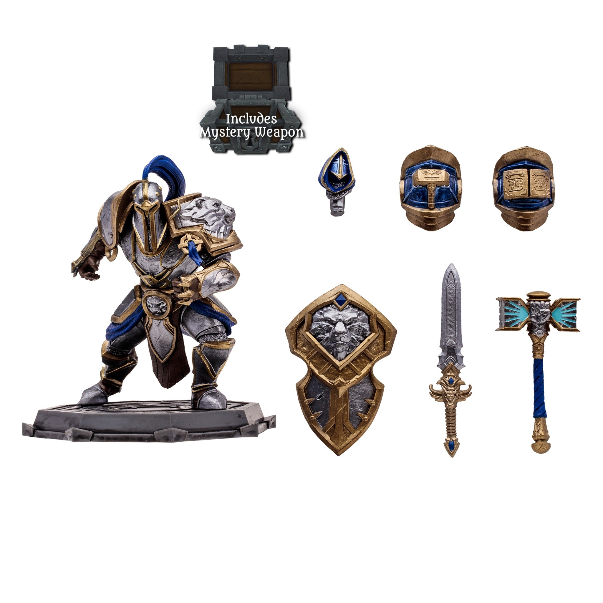 World of Warcraft Human Warrior Paladin 7" Common Figure - McFarlane Toys-4