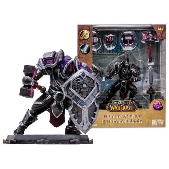 World of Warcraft Human Warrior Paladin 7" Epic Figure - McFarlane Toys