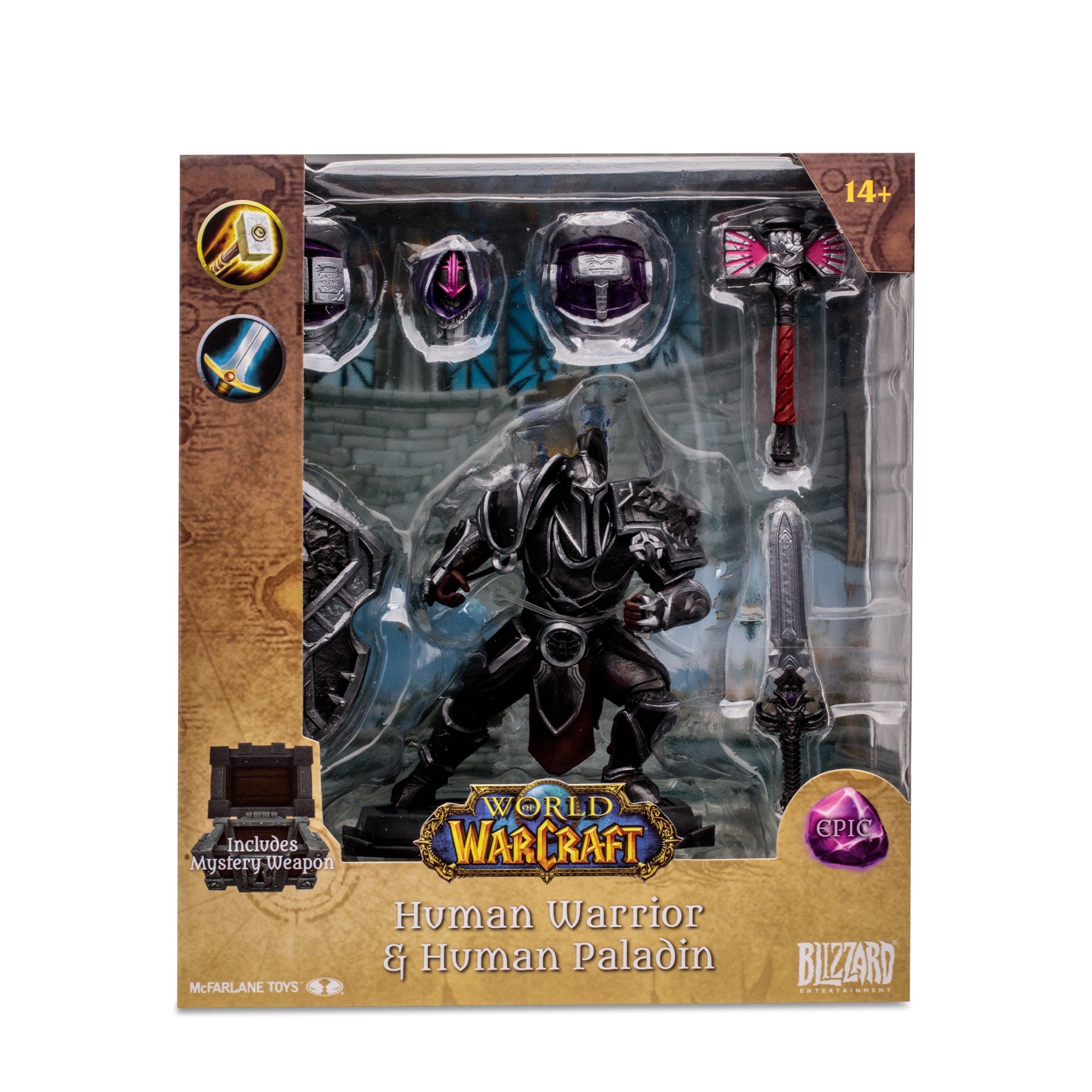 World of Warcraft Human Warrior Paladin 7" Epic Figure - McFarlane Toys