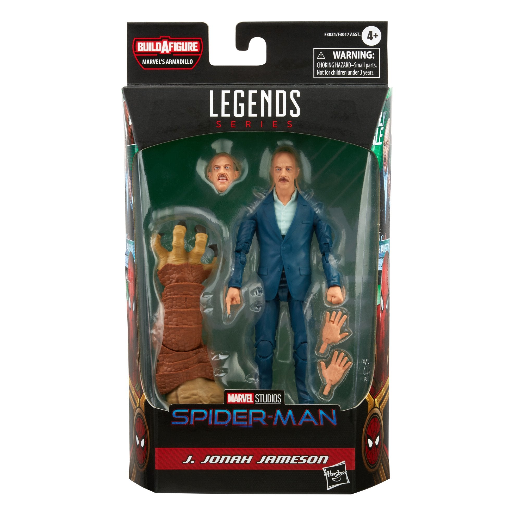 Marvel Legends Spider-Man 6" J. Jonah Jameson Armadillo BAF