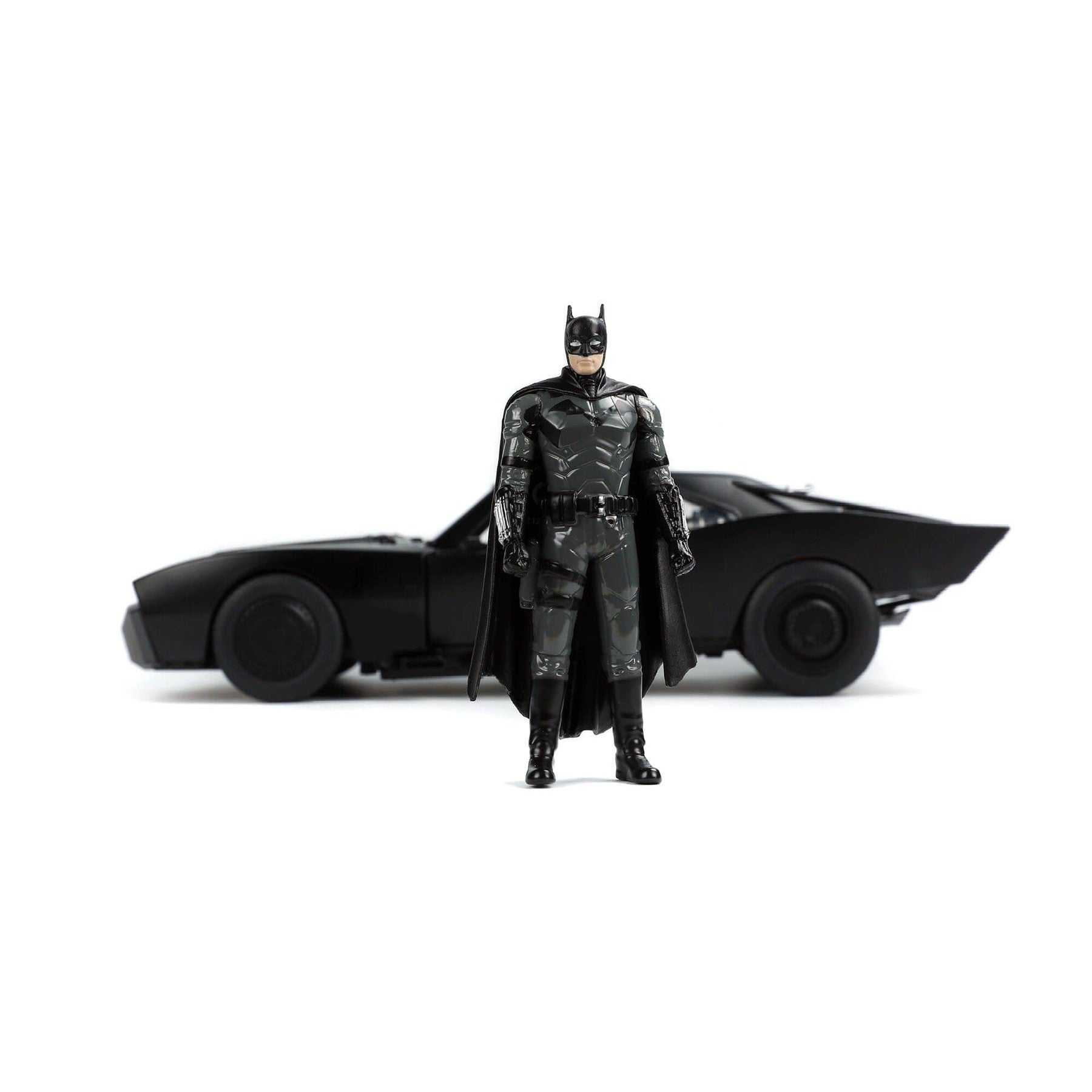 DC Comics The Batman Batmobile 1:18 & Batman Figure Hollywood Rides - Jada Toys