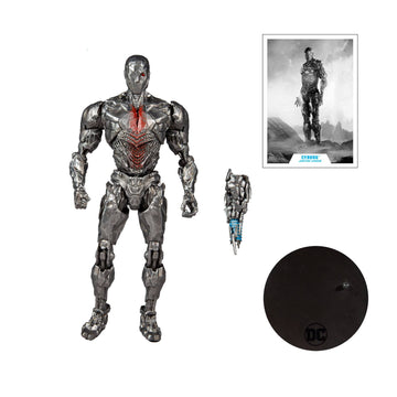 DC Multiverse Justice League Cyborg with Face Shield Helmet - McFarlane Toys - 0