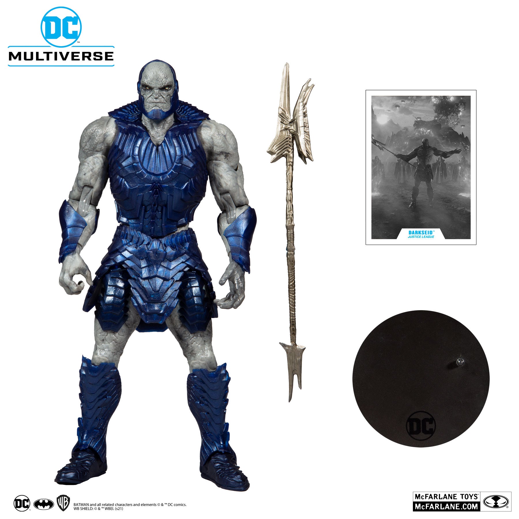 DC Multiverse Justice League Darkseid Armored Gold Label Megafig - McFarlane Toy