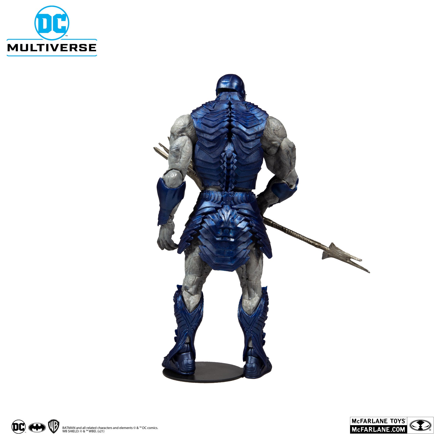 DC Multiverse Justice League Darkseid Armored Gold Label Megafig - McFarlane Toy