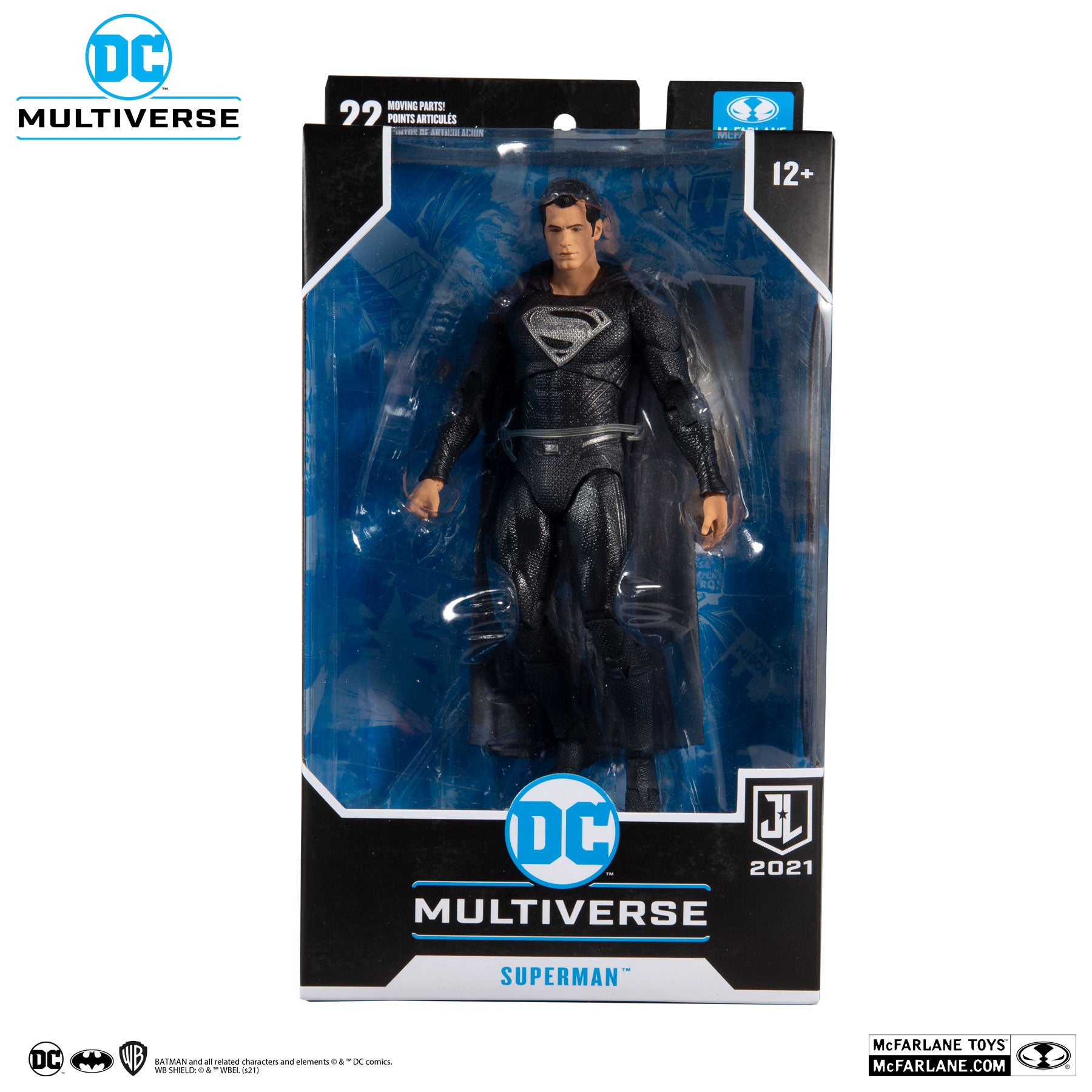 DC Multiverse Justice League Superman Black Suit - McFarlane Toys
