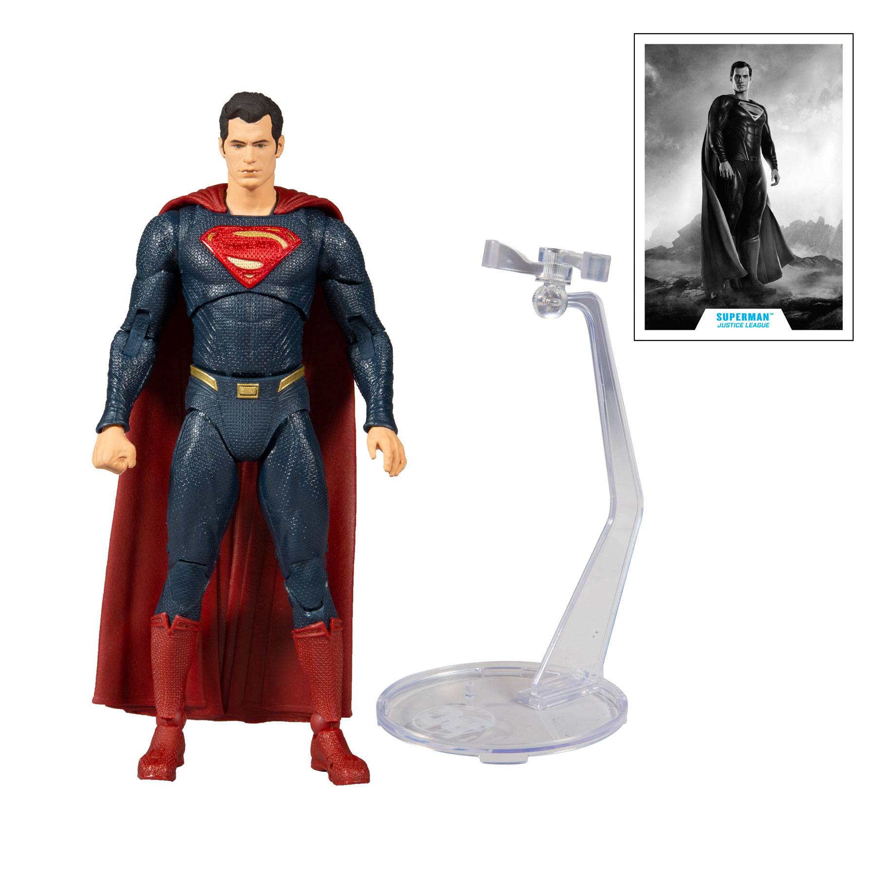DC Multiverse Justice League Superman Blue Red Suit - McFarlane Toys-2