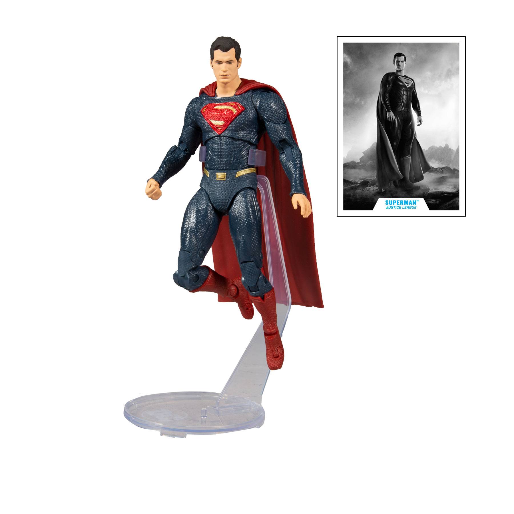 DC Multiverse Justice League Superman Blue Red Suit - McFarlane Toys-3