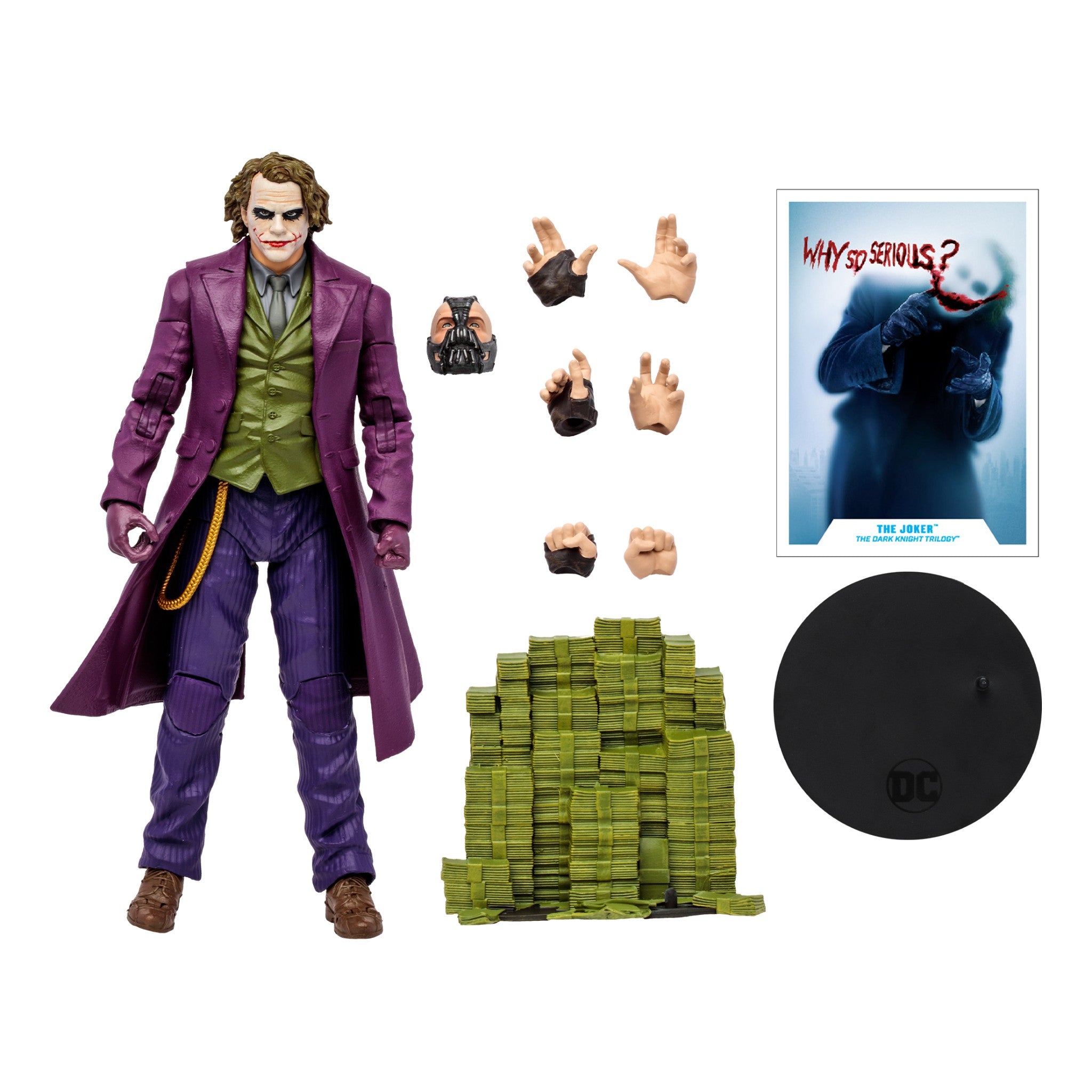 DC Multiverse Dark Knight Trilogy Joker BAF Bane - McFarlane Toys