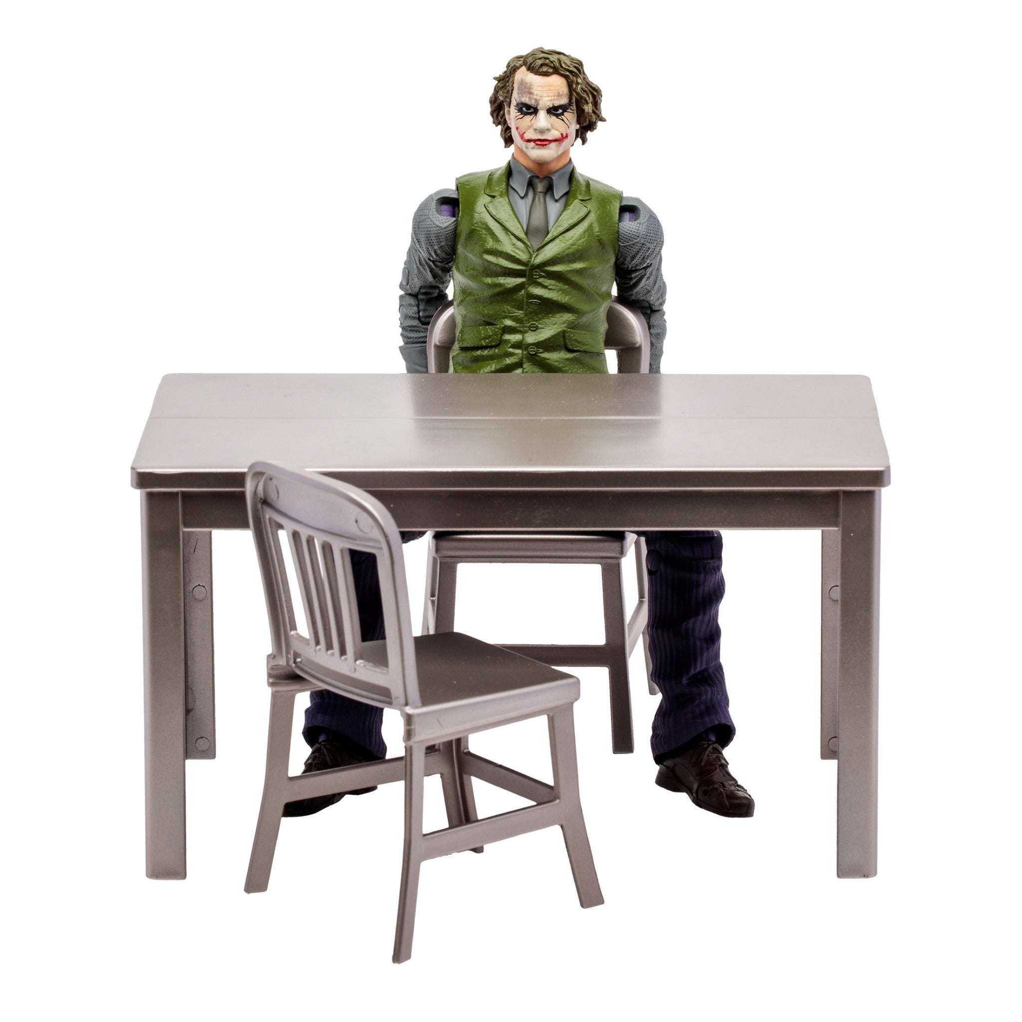 DC Multiverse Dark Knight Joker Interrogation Room Gold Label