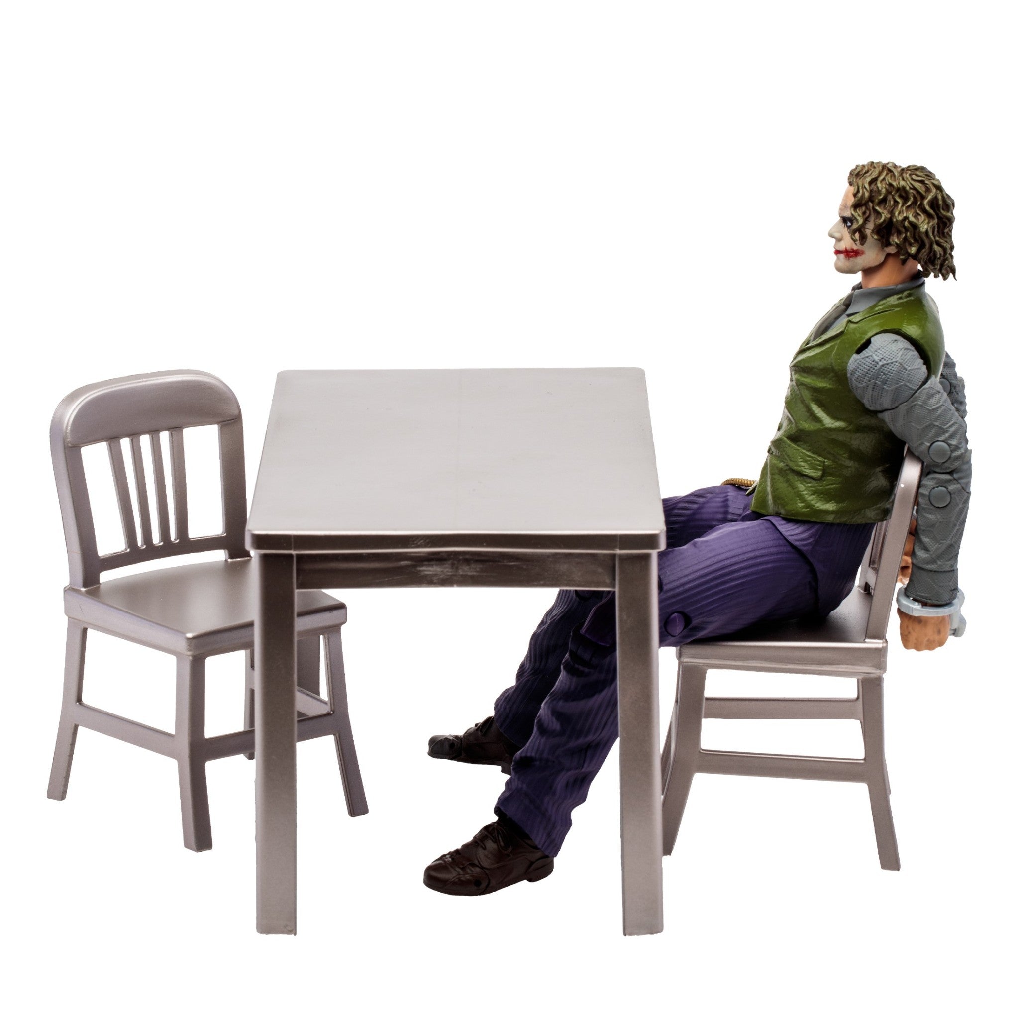 DC Multiverse Dark Knight Joker Interrogation Room Gold Label